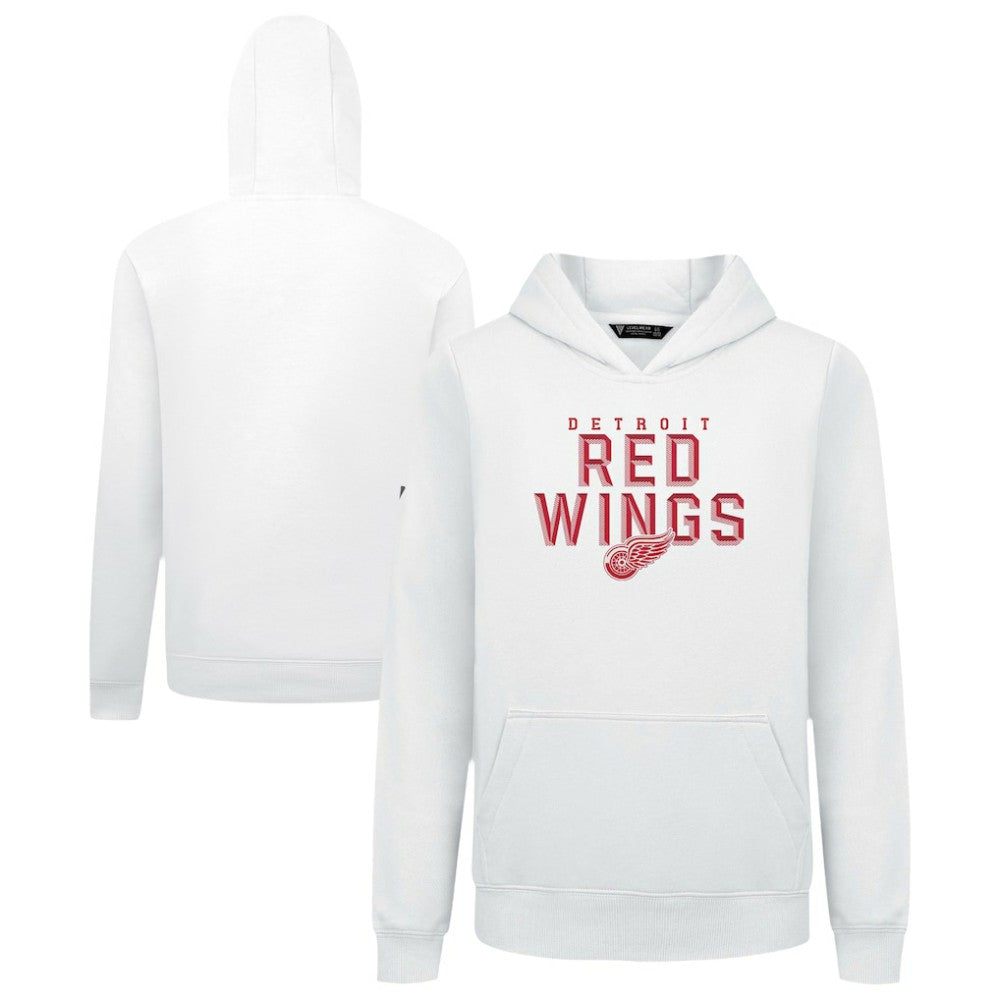 Detroit Red Wings Levelwear Youth Podium Carve Pullover Hoodie On Sale