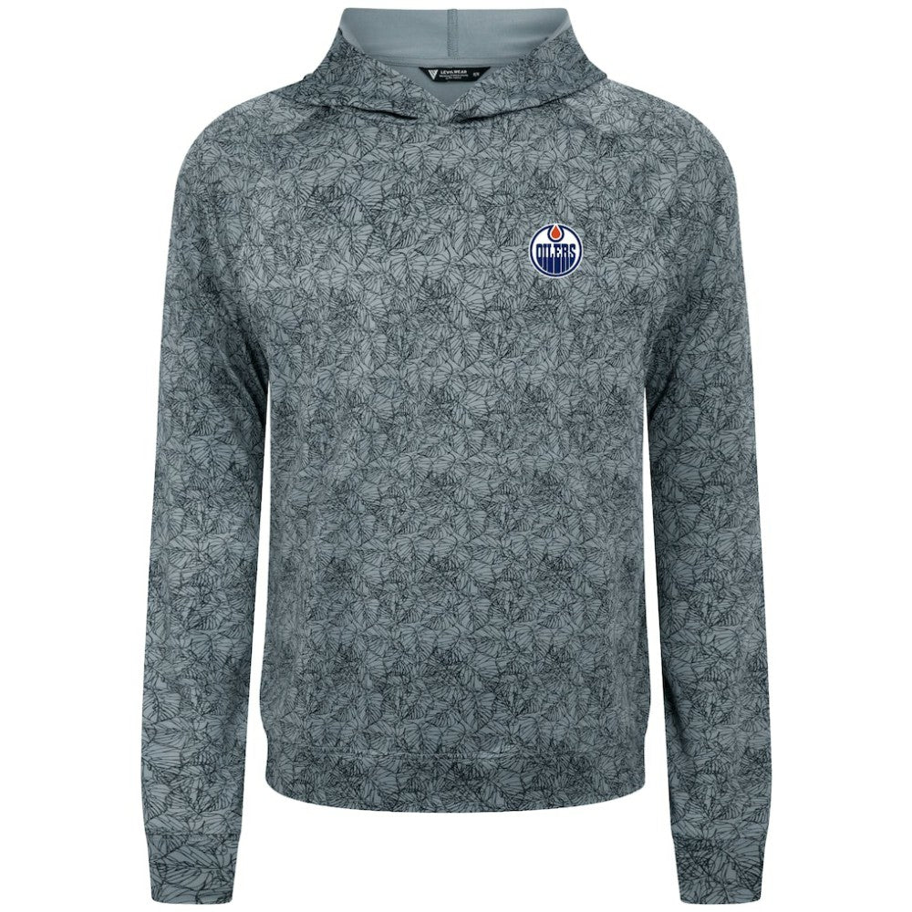 Edmonton Oilers Levelwear Albatross Raglan Pullover Hoodie On Sale
