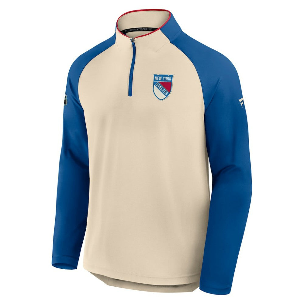 New York Rangers Fanatics 2026 NHL Winter Classic Authentic Pro Quarter-Zip Outlet