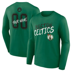 Boston Celtics Hustle Custom Long Sleeve T-Shirt On Sale