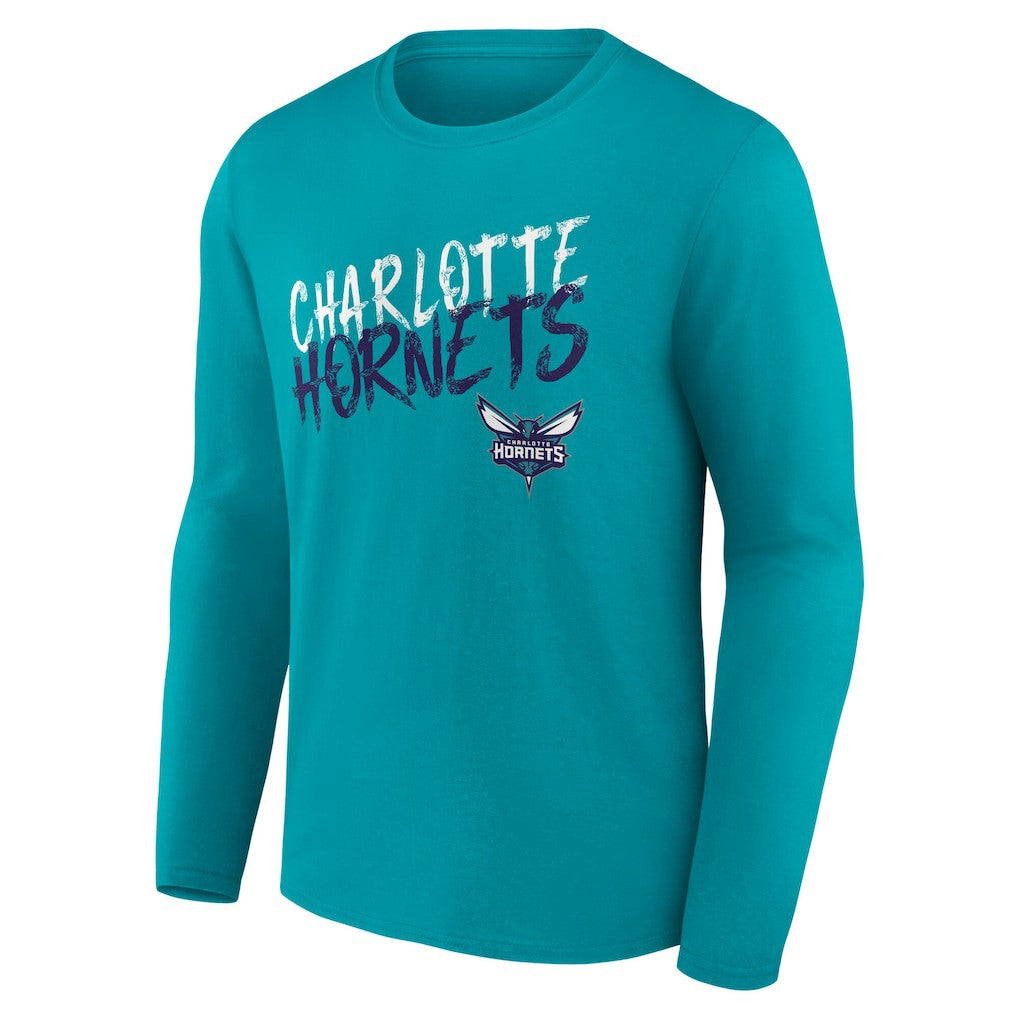 Charlotte Hornets Hustle Custom Long Sleeve T-Shirt For Sale