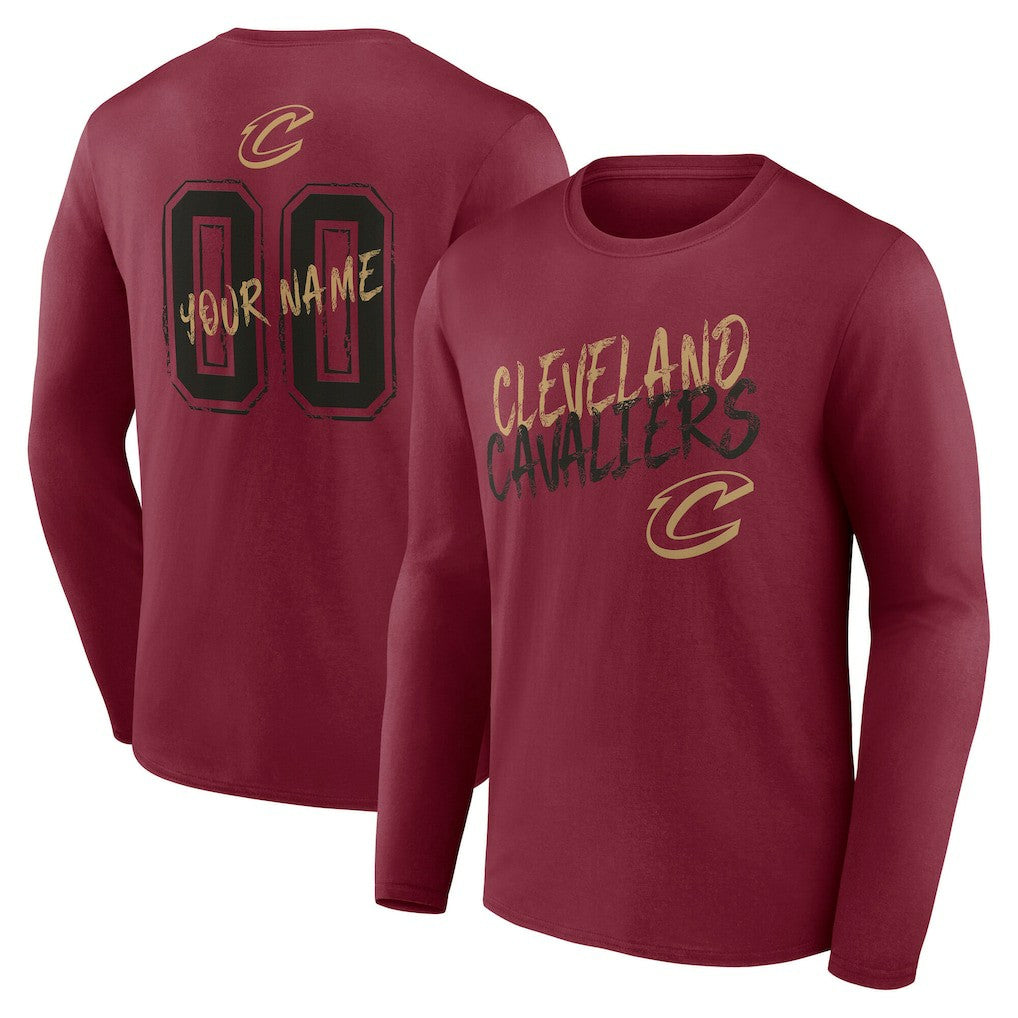 Cleveland Cavaliers Hustle Custom Long Sleeve T-Shirt sale Outlet
