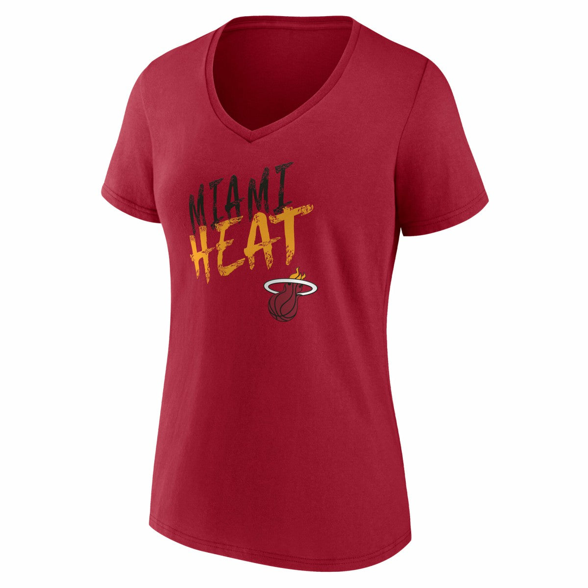 Miami Heat Women's Hustle Custom V-Neck T-Shirt On Sale
