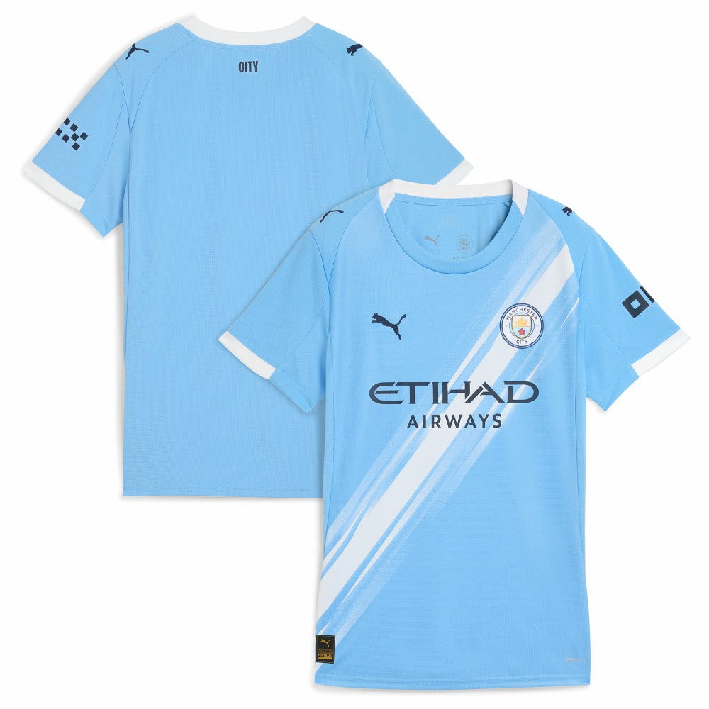 Manchester City Women's 2025/26 Home Replica Jersey Sky Blue - Puma