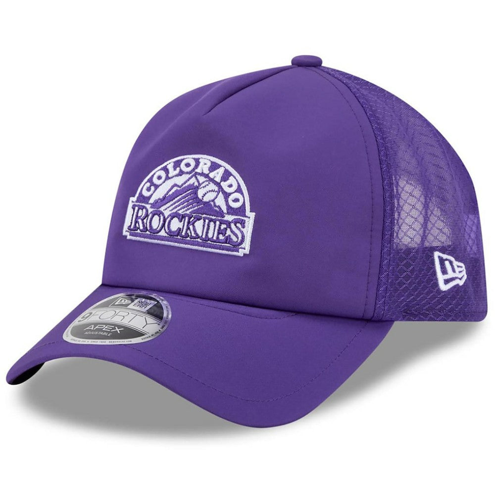 Colorado Rockies New Era 2026 Batting Practice Alternate Apex 9FORTY Adjustable Hat | MLB Shop