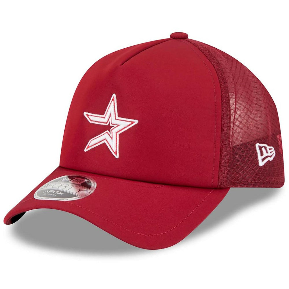 Houston Astros New Era 2026 Batting Practice Alternate Apex 9FORTY Adjustable Hat | MLB On Sale