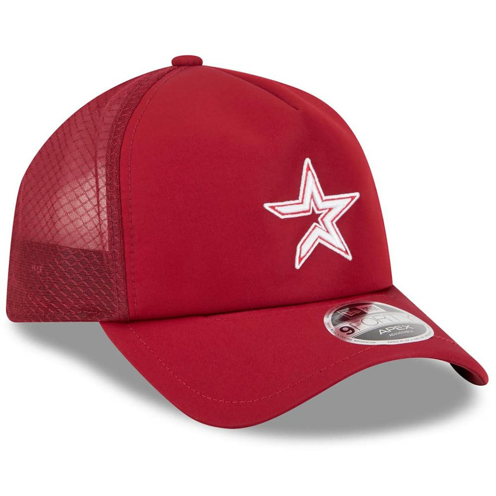 Houston Astros New Era 2026 Batting Practice Alternate Apex 9FORTY Adjustable Hat | MLB On Sale