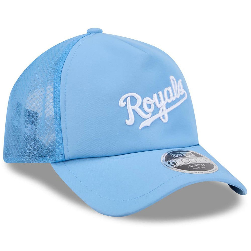 Kansas City Royals New Era 2026 Batting Practice Alternate Apex 9FORTY Adjustable Hat | MLB US