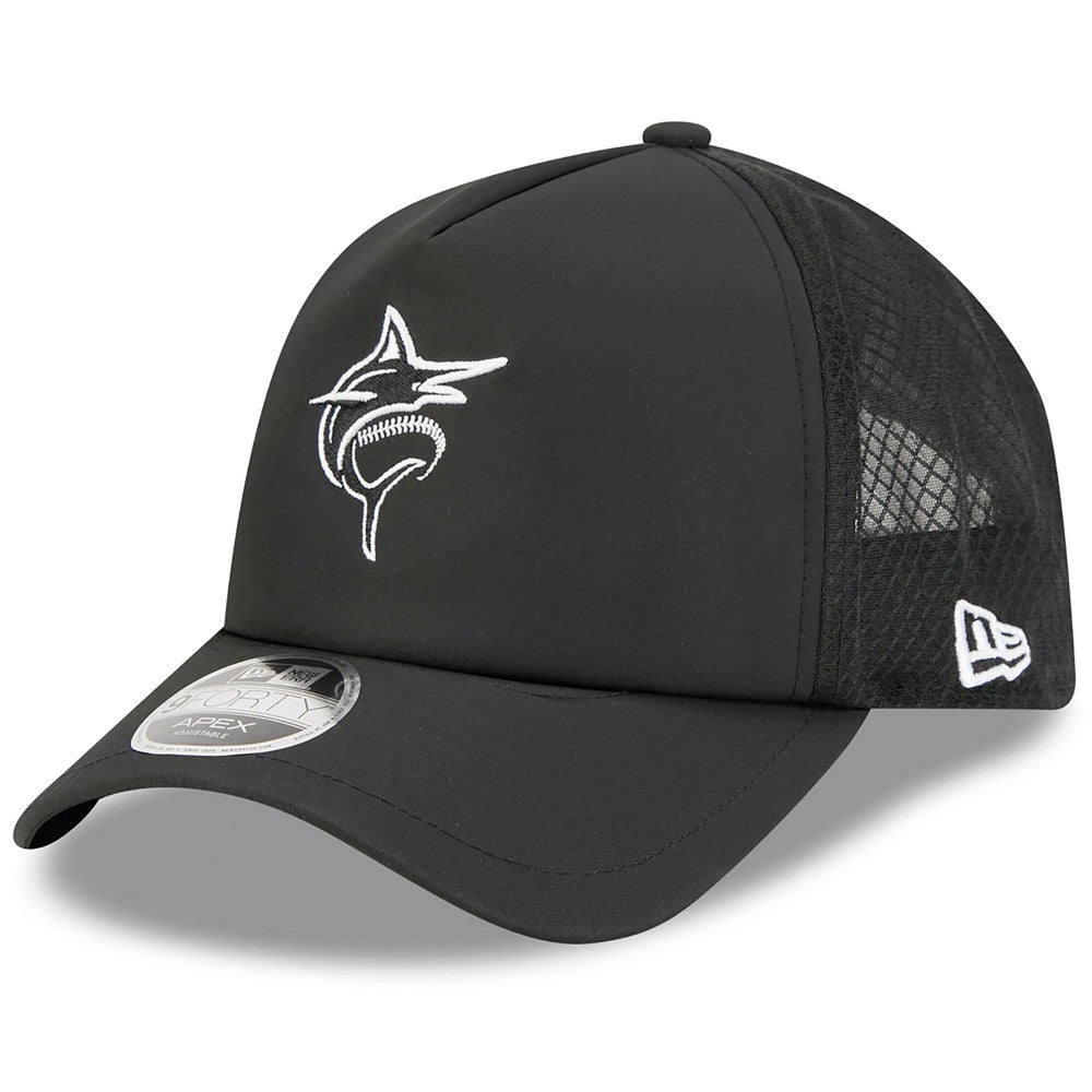 Miami Marlins New Era 2026 Batting Practice Alternate Apex 9FORTY Adjustable Hat | MLB US