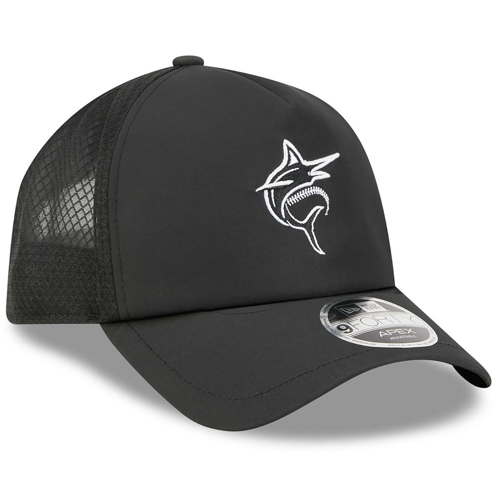 Miami Marlins New Era 2026 Batting Practice Alternate Apex 9FORTY Adjustable Hat | MLB US
