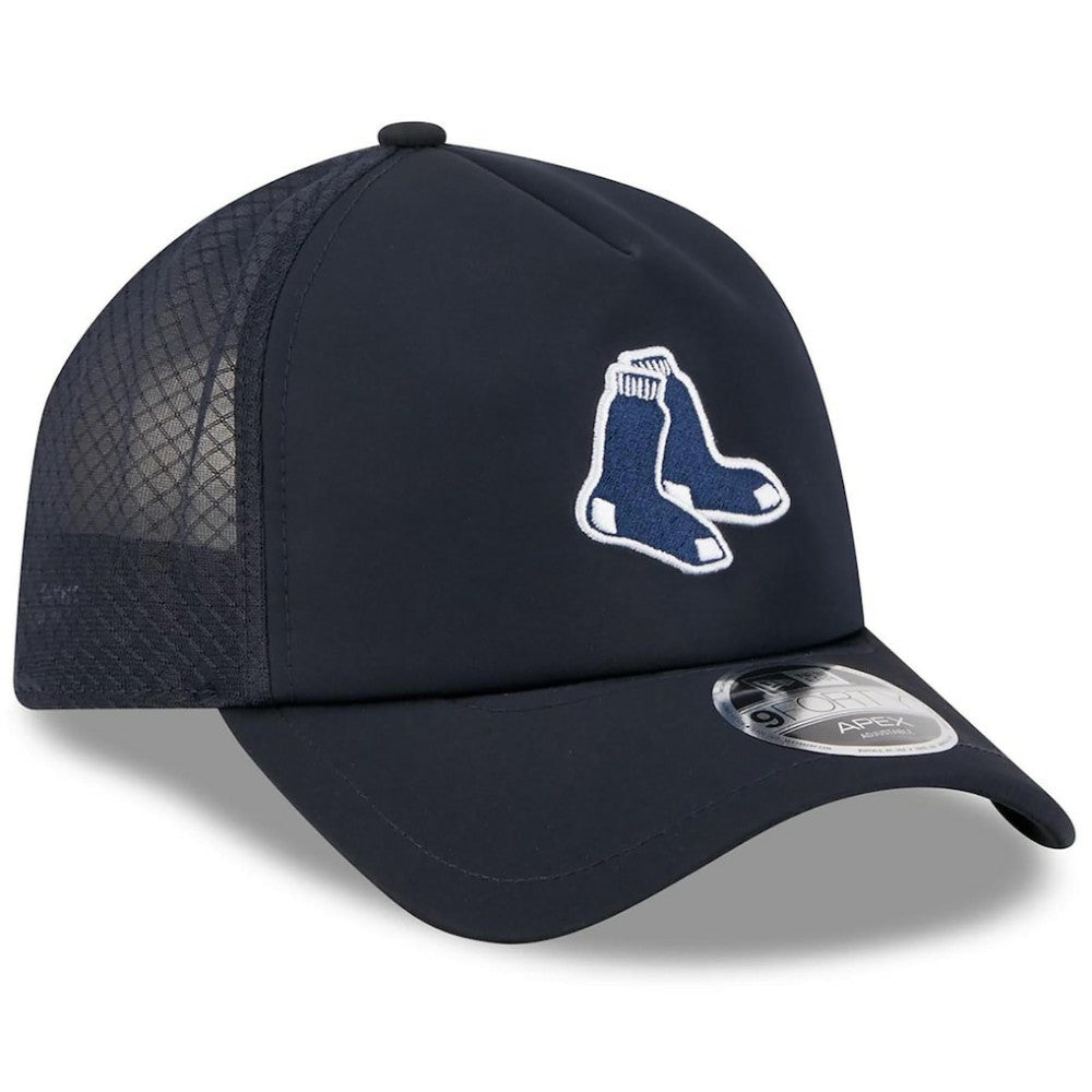 Boston Red Sox New Era 2026 Batting Practice Alternate Apex 9FORTY Adjustable Hat | MLB New