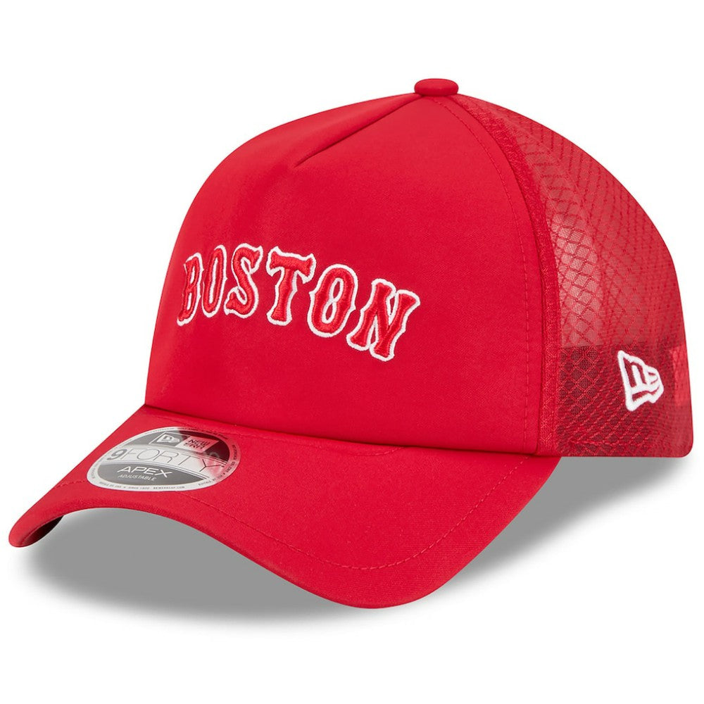 Boston Red Sox New Era 2026 Batting Practice Alternate Apex 9FORTY Adjustable Hat | MLB Near me