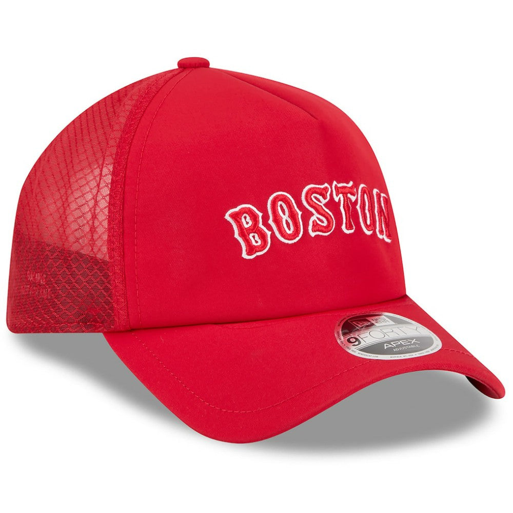 Boston Red Sox New Era 2026 Batting Practice Alternate Apex 9FORTY Adjustable Hat | MLB Near me