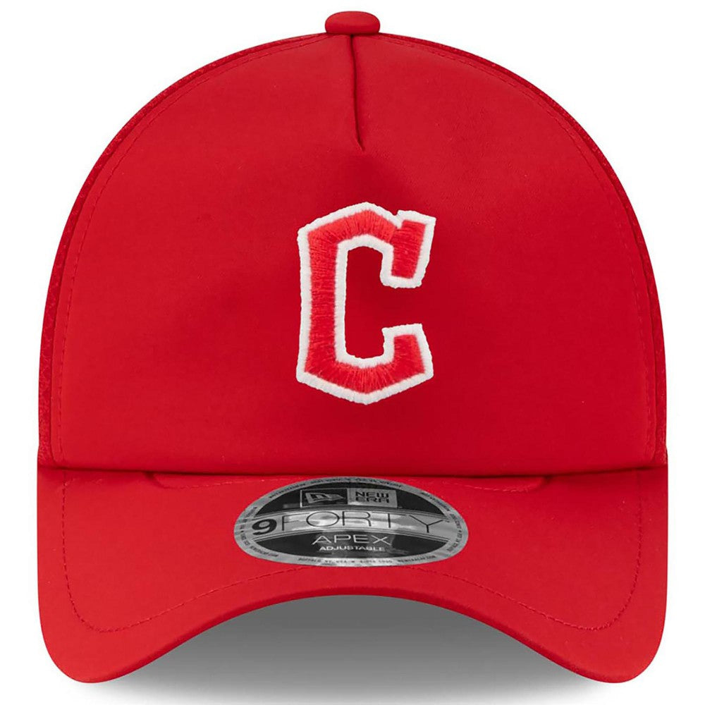 Cleveland Guardians New Era 2026 Batting Practice Apex 9FORTY Adjustable Trucker Hat | MLB Online