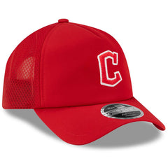 Cleveland Guardians New Era 2026 Batting Practice Apex 9FORTY Adjustable Trucker Hat | MLB Online