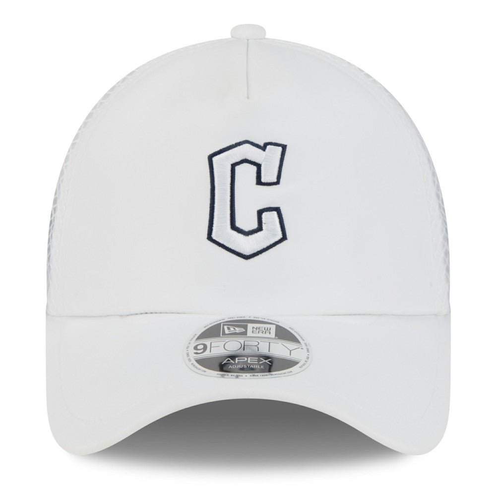 Cleveland Guardians New Era 2026 Batting Practice Apex 9FORTY Adjustable Trucker Hat | MLB Near me