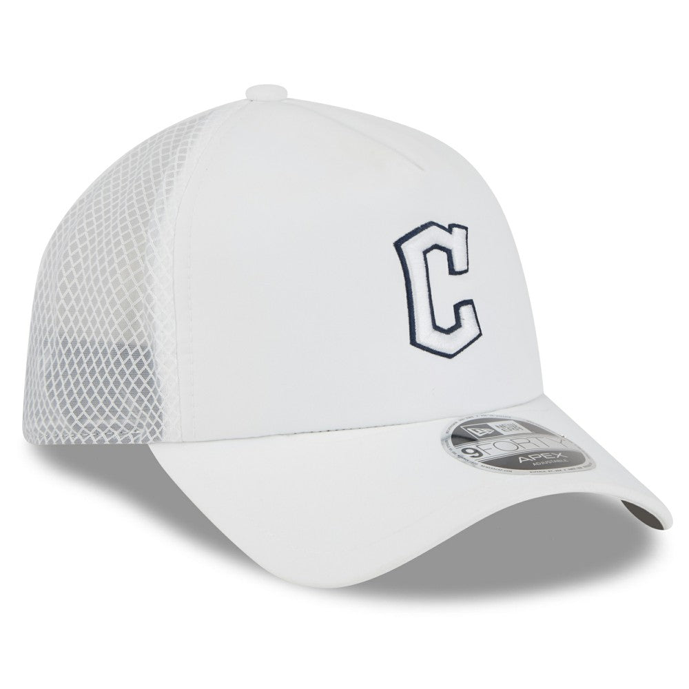 Cleveland Guardians New Era 2026 Batting Practice Apex 9FORTY Adjustable Trucker Hat | MLB Near me