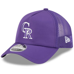 Colorado Rockies New Era 2026 Batting Practice Apex 9FORTY Adjustable Trucker Hat | MLB Outlet