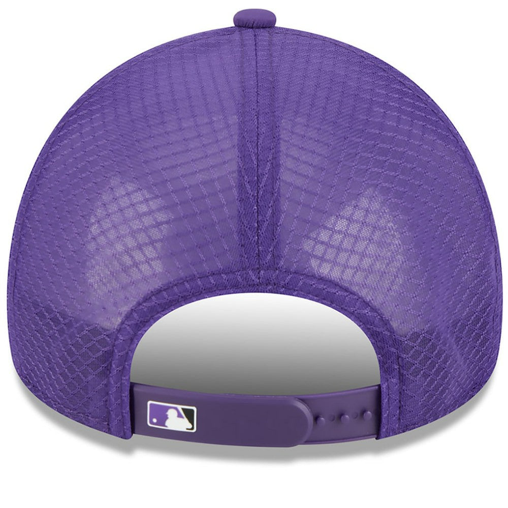 Colorado Rockies New Era 2026 Batting Practice Apex 9FORTY Adjustable Trucker Hat | MLB Outlet