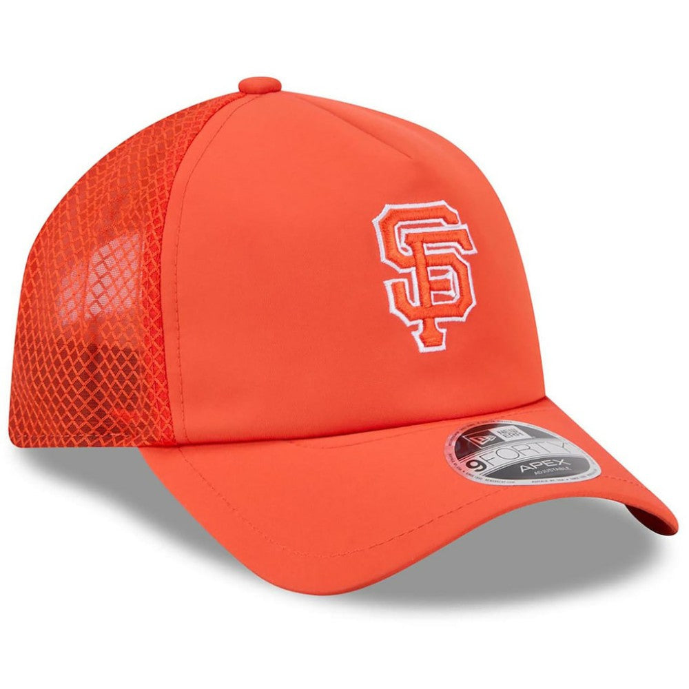 San Francisco Giants New Era 2026 Batting Practice Apex 9FORTY Adjustable Trucker Hat | MLB New