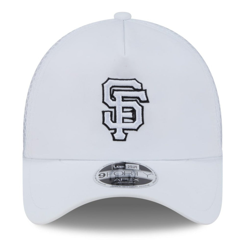 San Francisco Giants New Era 2026 Batting Practice Apex 9FORTY Adjustable Trucker Hat | MLB On Sale