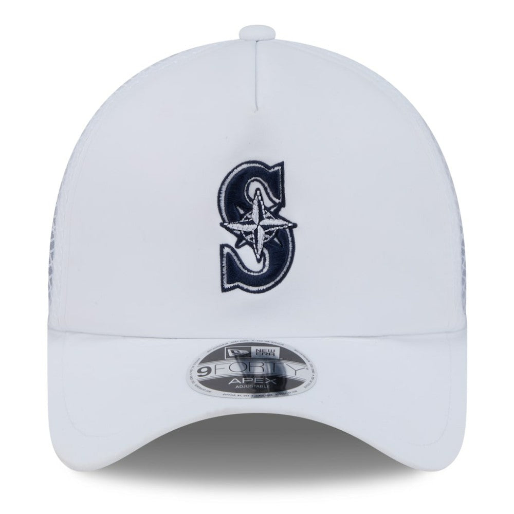 Seattle Mariners New Era 2026 Batting Practice Apex 9FORTY Adjustable Trucker Hat | MLB Shop