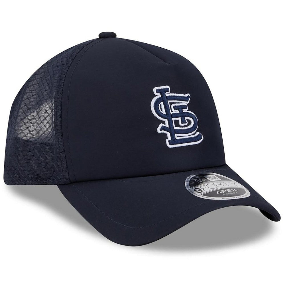 St. Louis Cardinals New Era 2026 Batting Practice Apex 9FORTY Adjustable Trucker Hat | MLB Near me