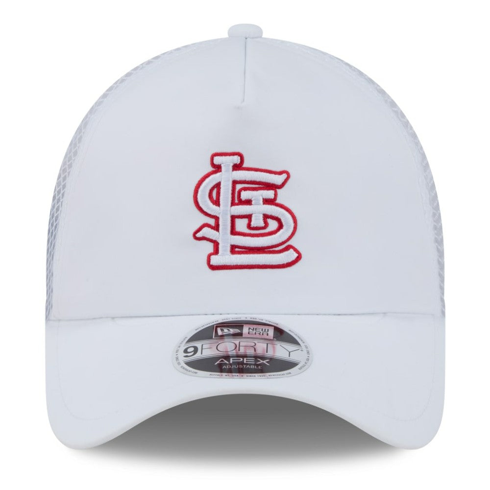 St. Louis Cardinals New Era 2026 Batting Practice Apex 9FORTY Adjustable Trucker Hat | MLB For sale
