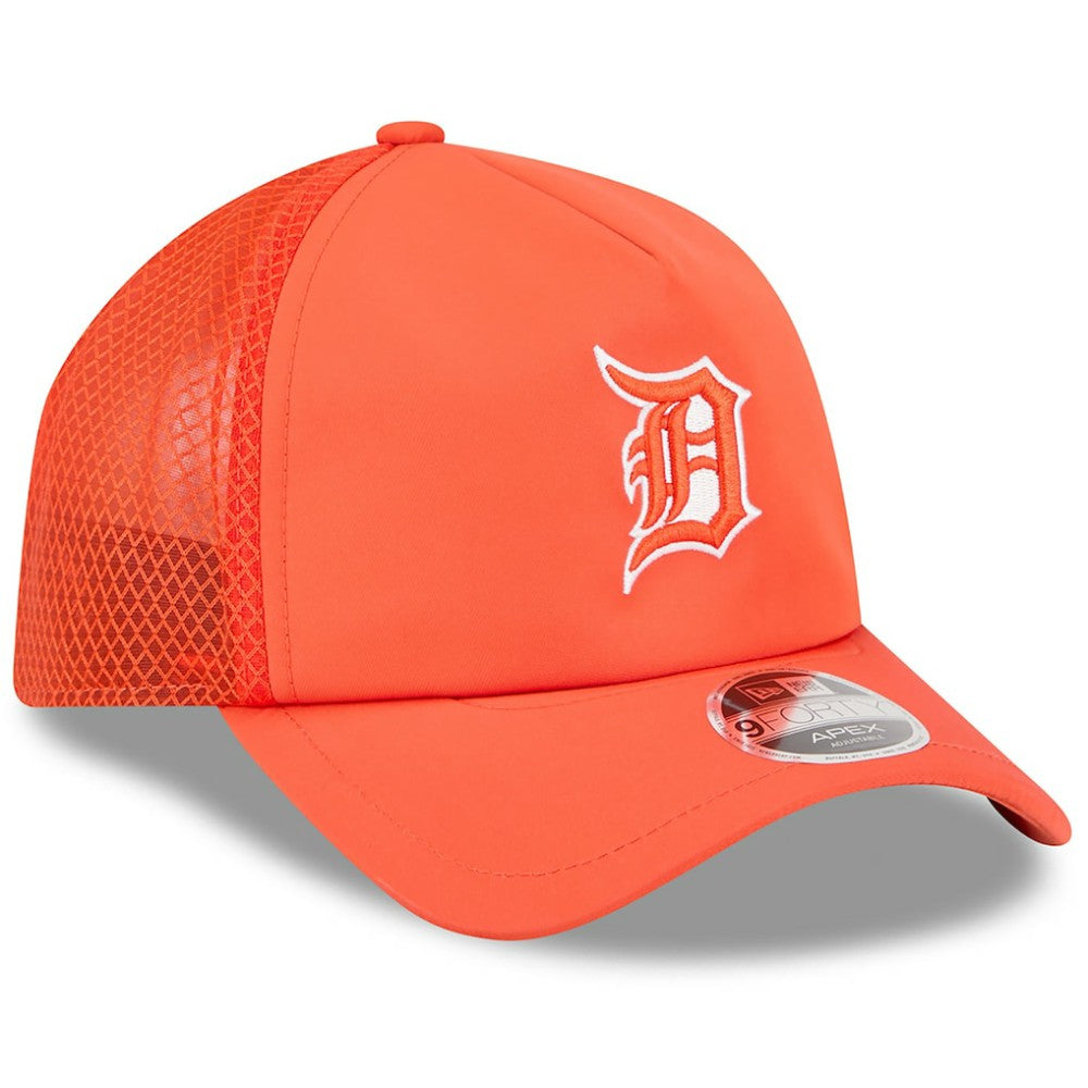 Detroit Tigers New Era 2026 Batting Practice Apex 9FORTY Adjustable Trucker Hat | MLB For sale