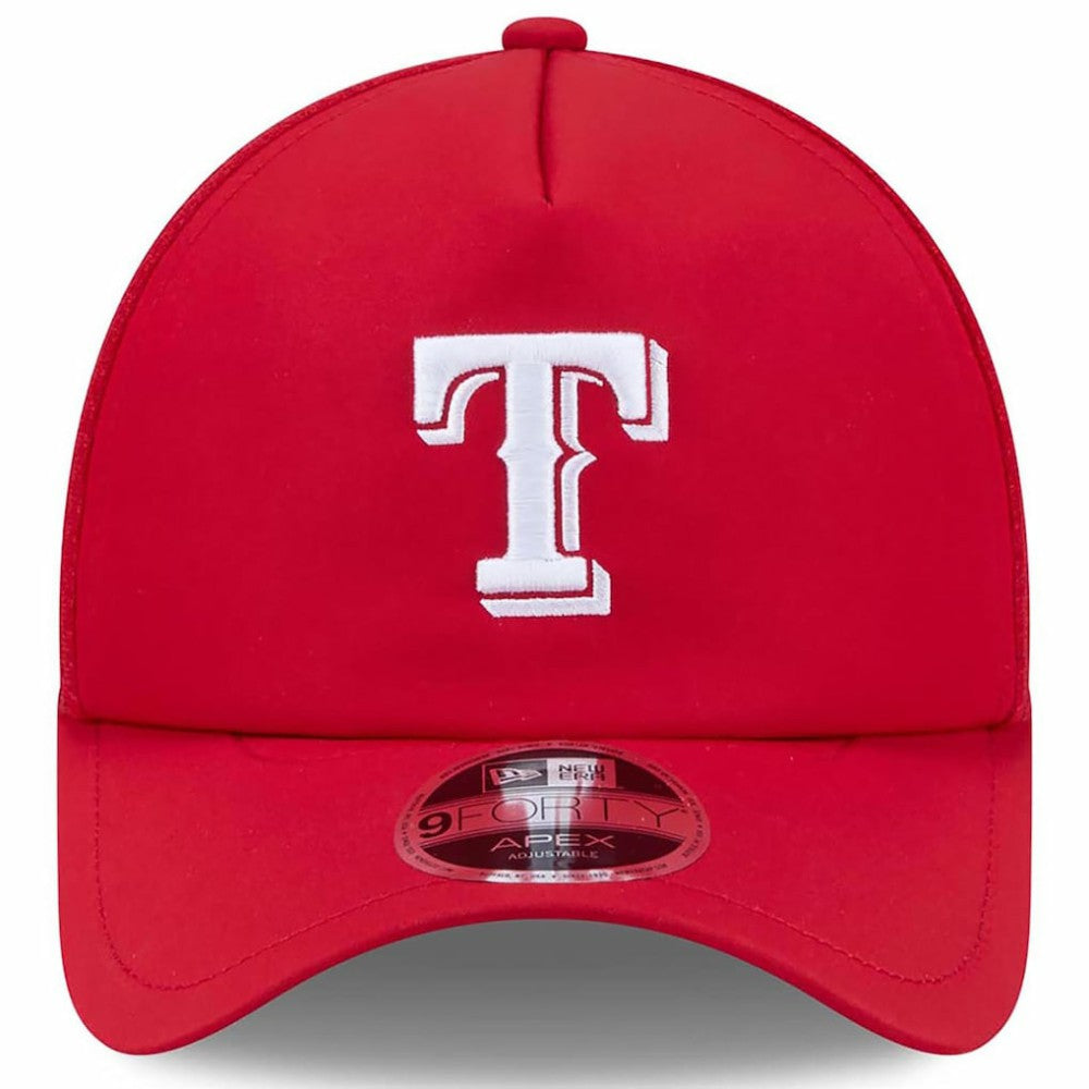 Texas Rangers New Era 2026 Batting Practice Apex 9FORTY Adjustable Trucker Hat | MLB Outlet