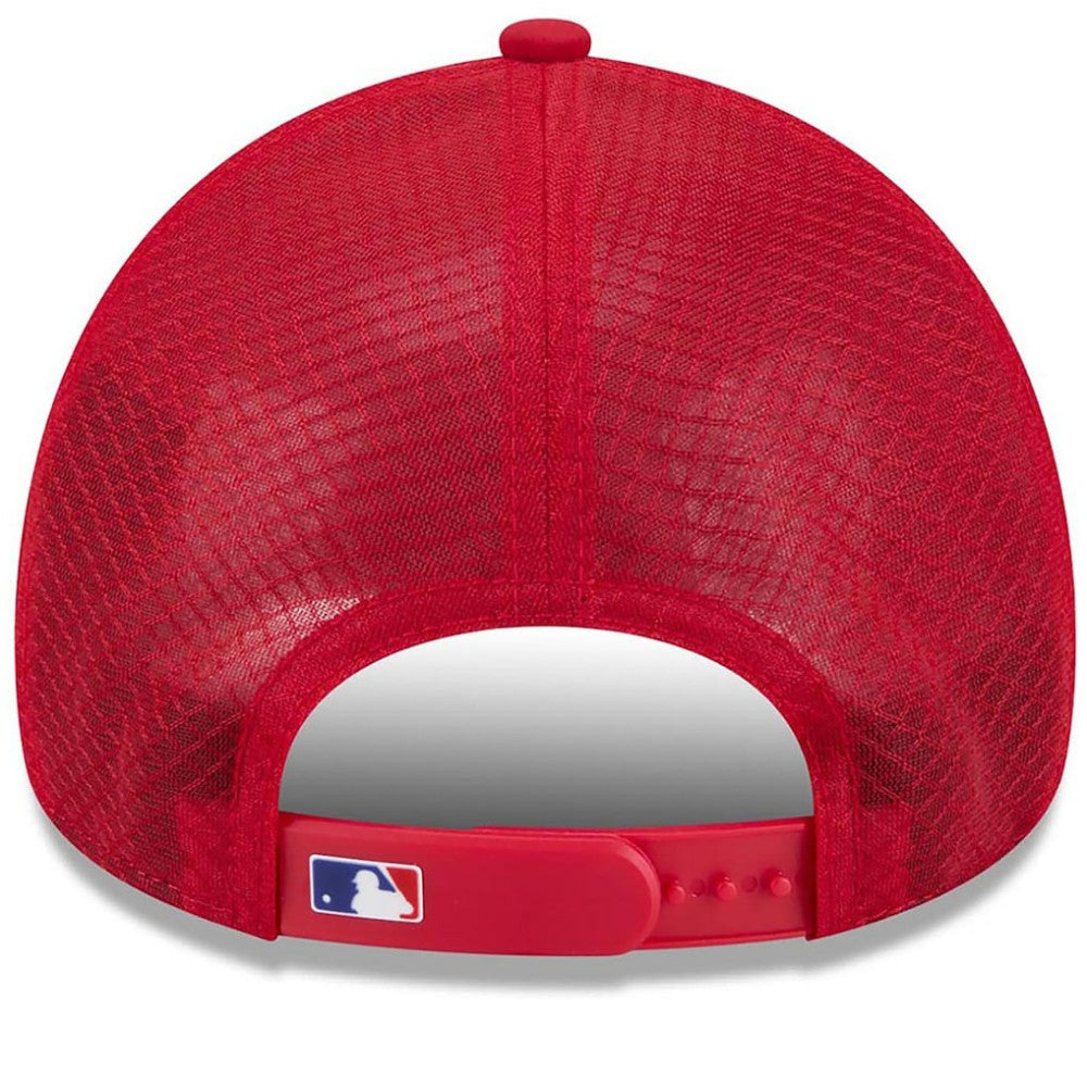 Texas Rangers New Era 2026 Batting Practice Apex 9FORTY Adjustable Trucker Hat | MLB Outlet