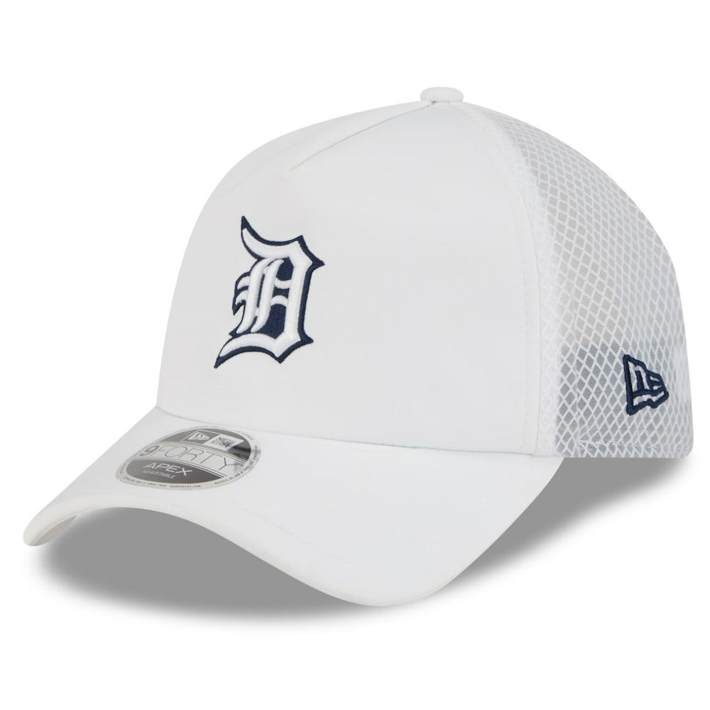Detroit Tigers New Era 2026 Batting Practice Apex 9FORTY Adjustable Trucker Hat | MLB Online