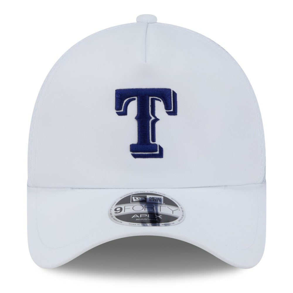 Texas Rangers New Era 2026 Batting Practice Apex 9FORTY Adjustable Trucker Hat | MLB Sale