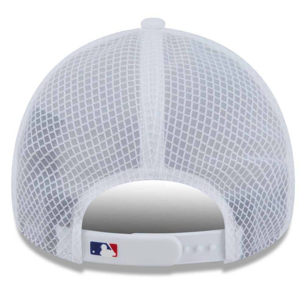 Texas Rangers New Era 2026 Batting Practice Apex 9FORTY Adjustable Trucker Hat | MLB Sale
