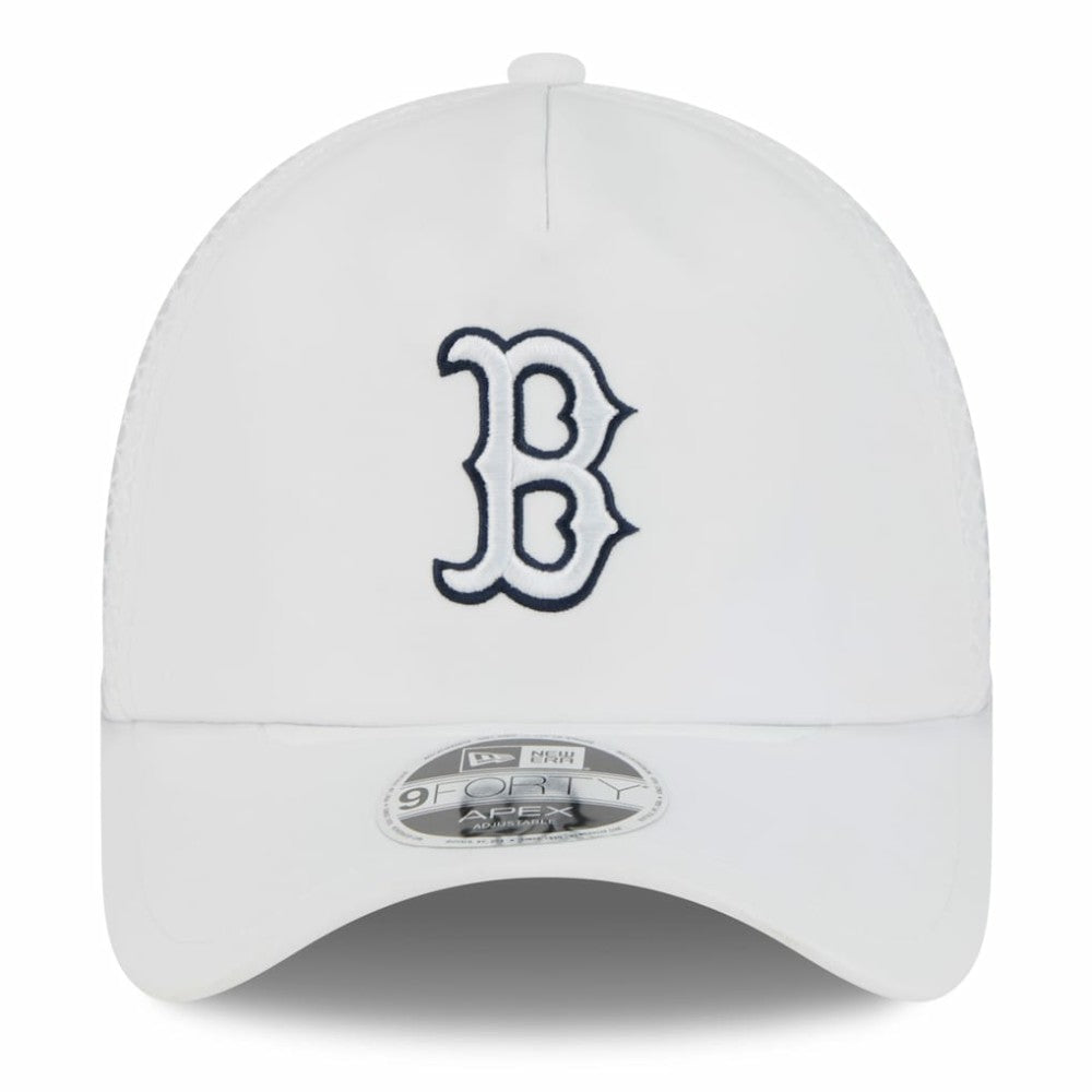 Boston Red Sox New Era 2026 Batting Practice Apex 9FORTY Adjustable Trucker Hat | MLB Outlet