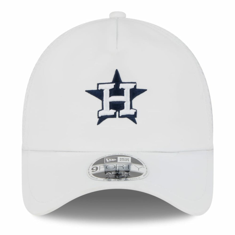 Houston Astros New Era 2026 Batting Practice Apex 9FORTY Adjustable Trucker Hat | MLB For sale