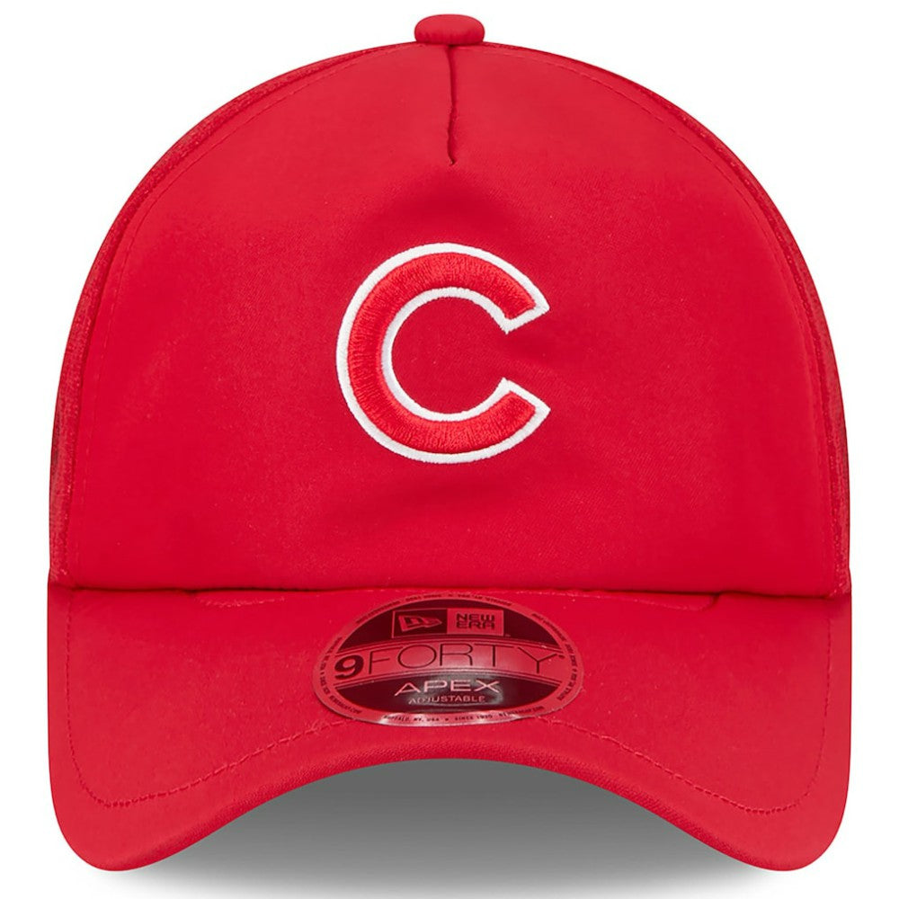 Chicago Cubs New Era 2026 Batting Practice Apex 9FORTY Adjustable Trucker Hat | MLB Near me