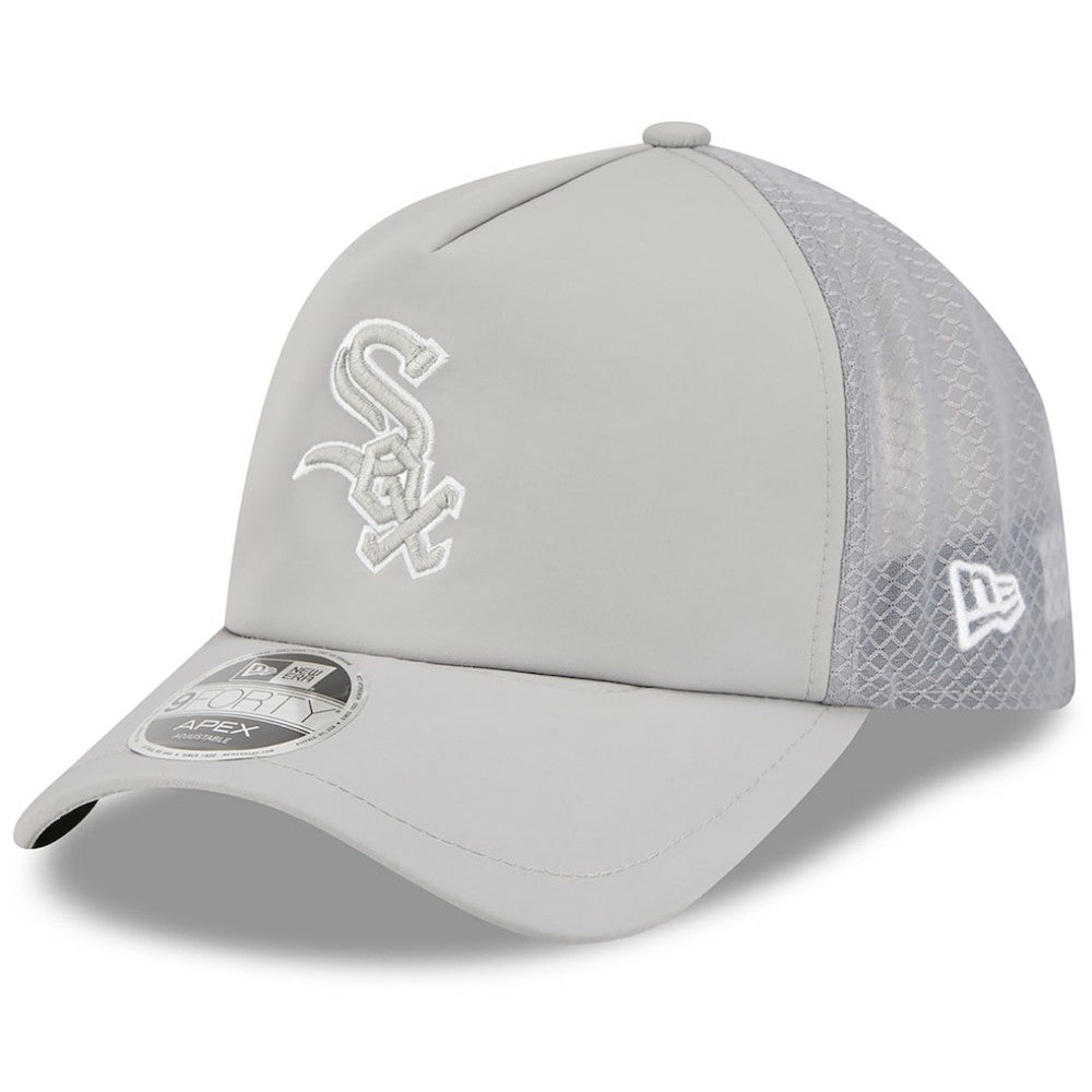 Chicago White Sox New Era 2026 Batting Practice Apex 9FORTY Adjustable Trucker Hat | MLB On Sale