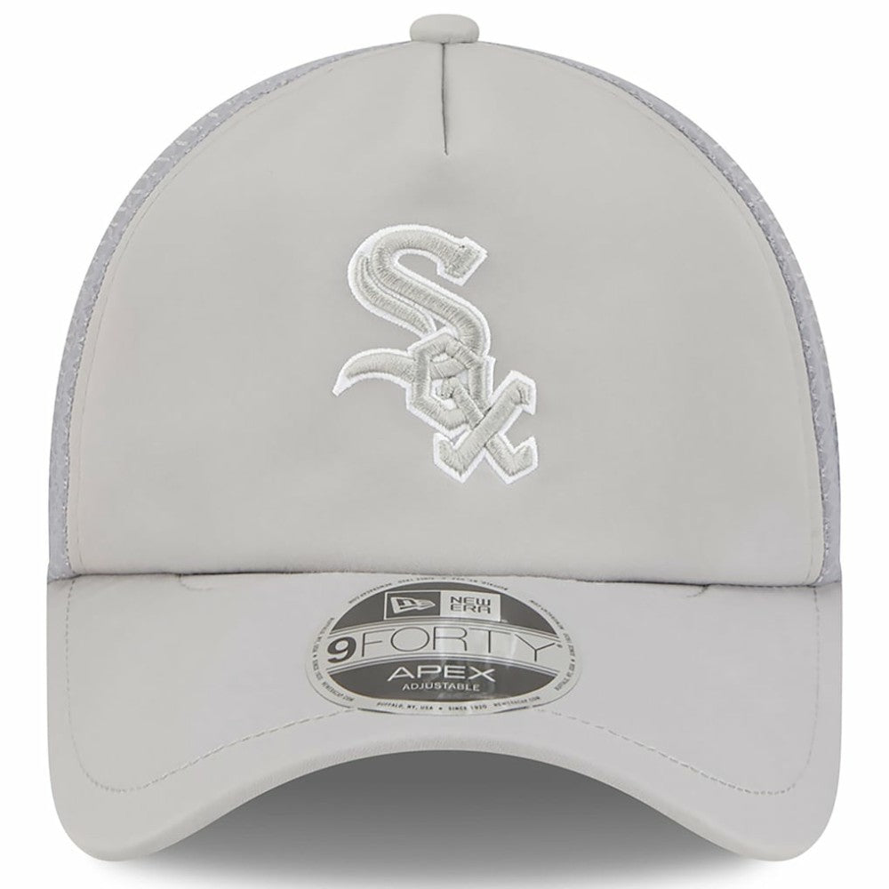 Chicago White Sox New Era 2026 Batting Practice Apex 9FORTY Adjustable Trucker Hat | MLB On Sale