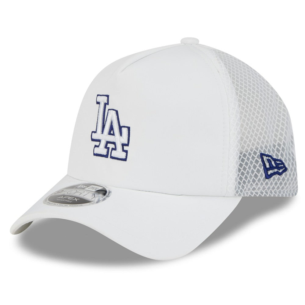 Los Angeles Dodgers New Era 2026 Batting Practice Apex 9FORTY Adjustable Trucker Hat | MLB Outlet