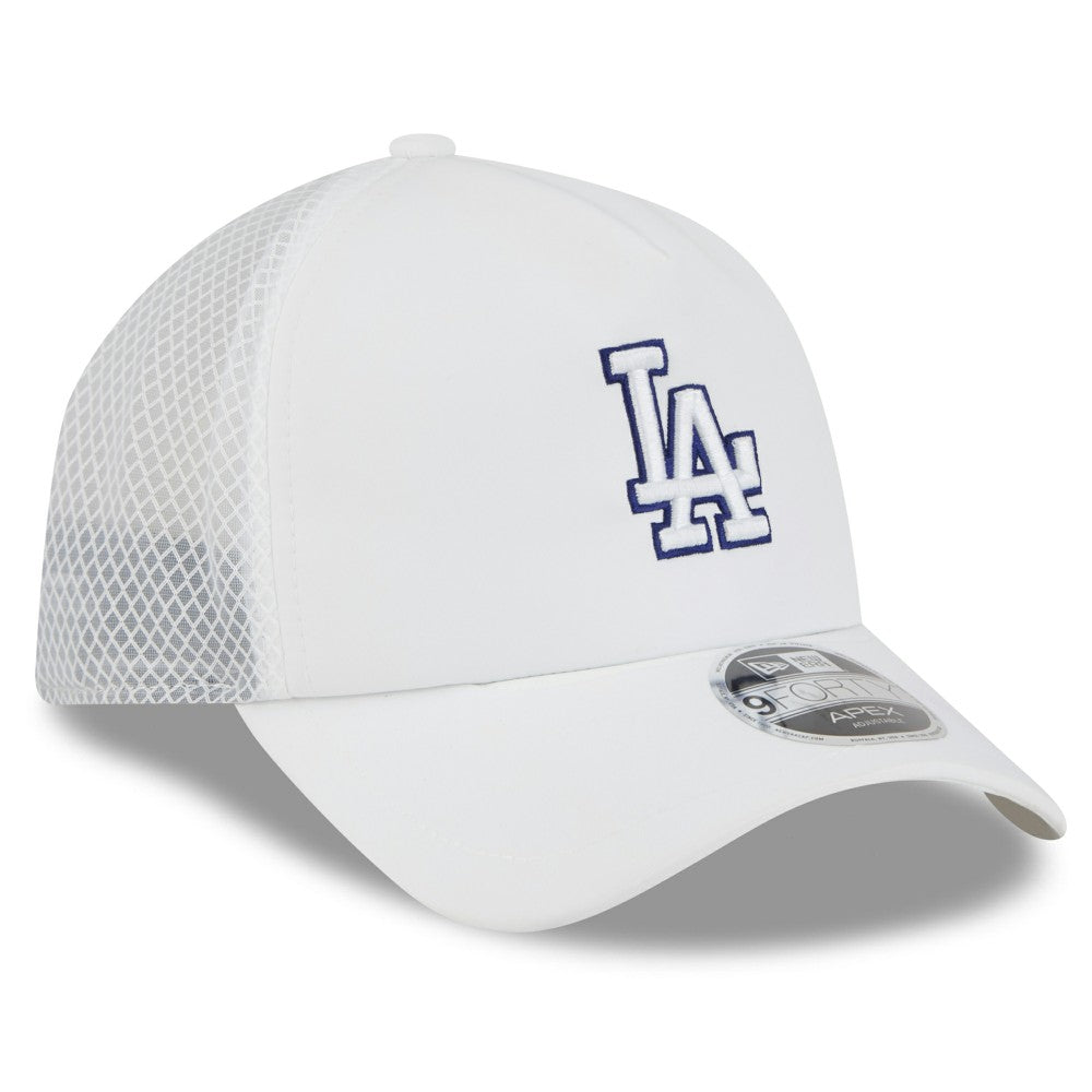 Los Angeles Dodgers New Era 2026 Batting Practice Apex 9FORTY Adjustable Trucker Hat | MLB Outlet