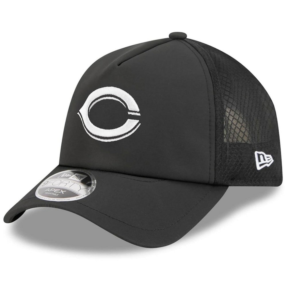 Cincinnati Reds New Era 2026 Batting Practice Apex 9FORTY Adjustable Trucker Hat | MLB Near me