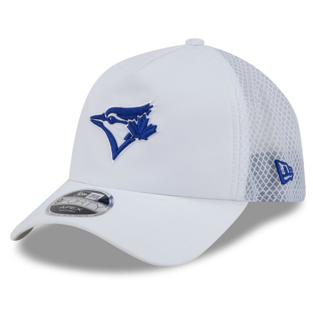 Toronto Blue Jays New Era 2026 Batting Practice Apex 9FORTY Adjustable Trucker Hat | MLB Discount