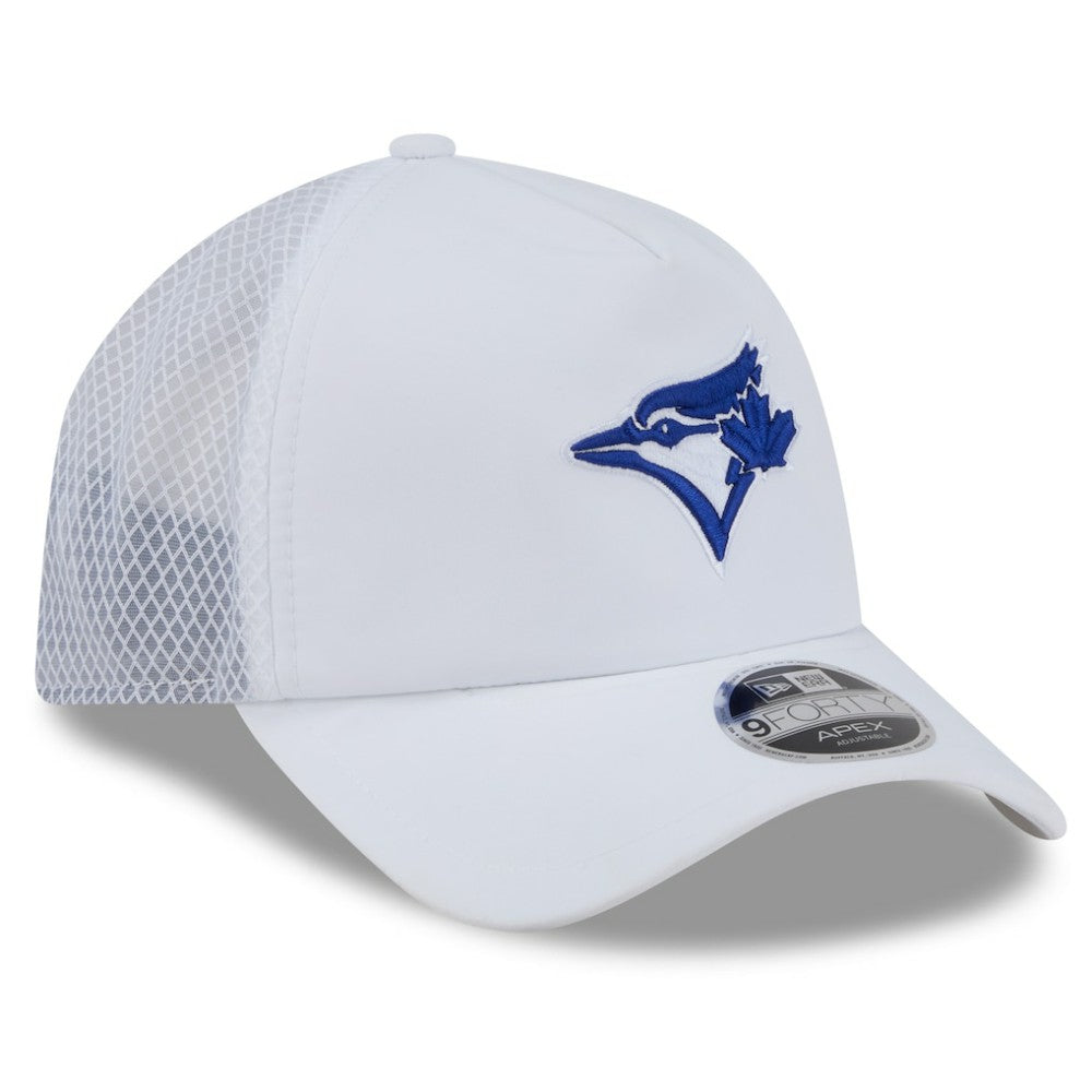 Toronto Blue Jays New Era 2026 Batting Practice Apex 9FORTY Adjustable Trucker Hat | MLB Discount