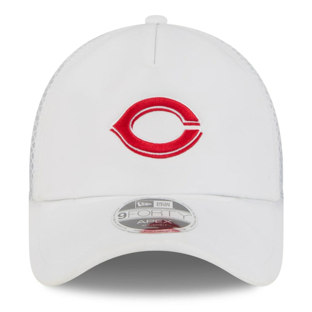 Cincinnati Reds New Era 2026 Batting Practice Apex 9FORTY Adjustable Trucker Hat | MLB US