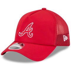 Atlanta Braves New Era 2026 Batting Practice Apex 9FORTY Adjustable Trucker Hat | MLB Discount