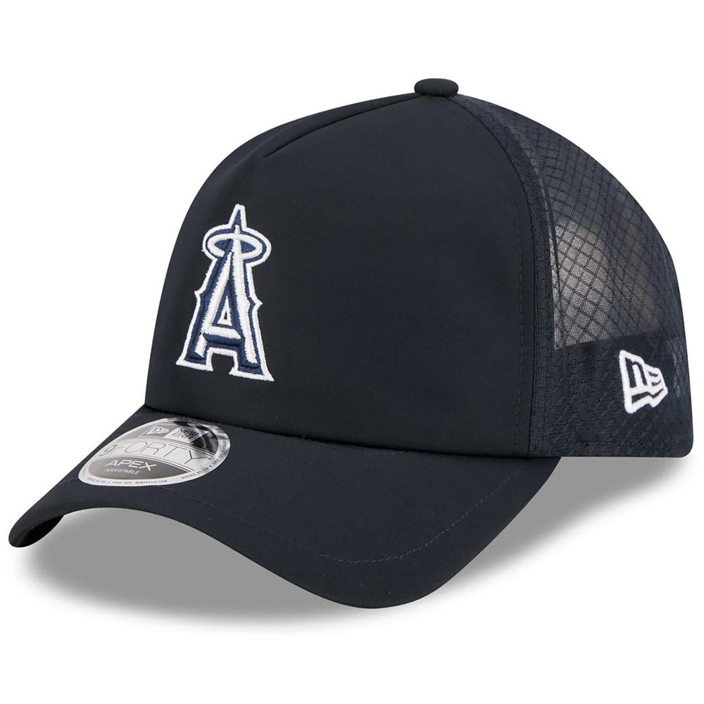 Los Angeles Angels New Era 2026 Batting Practice Apex 9FORTY Adjustable Trucker Hat | MLB Near me