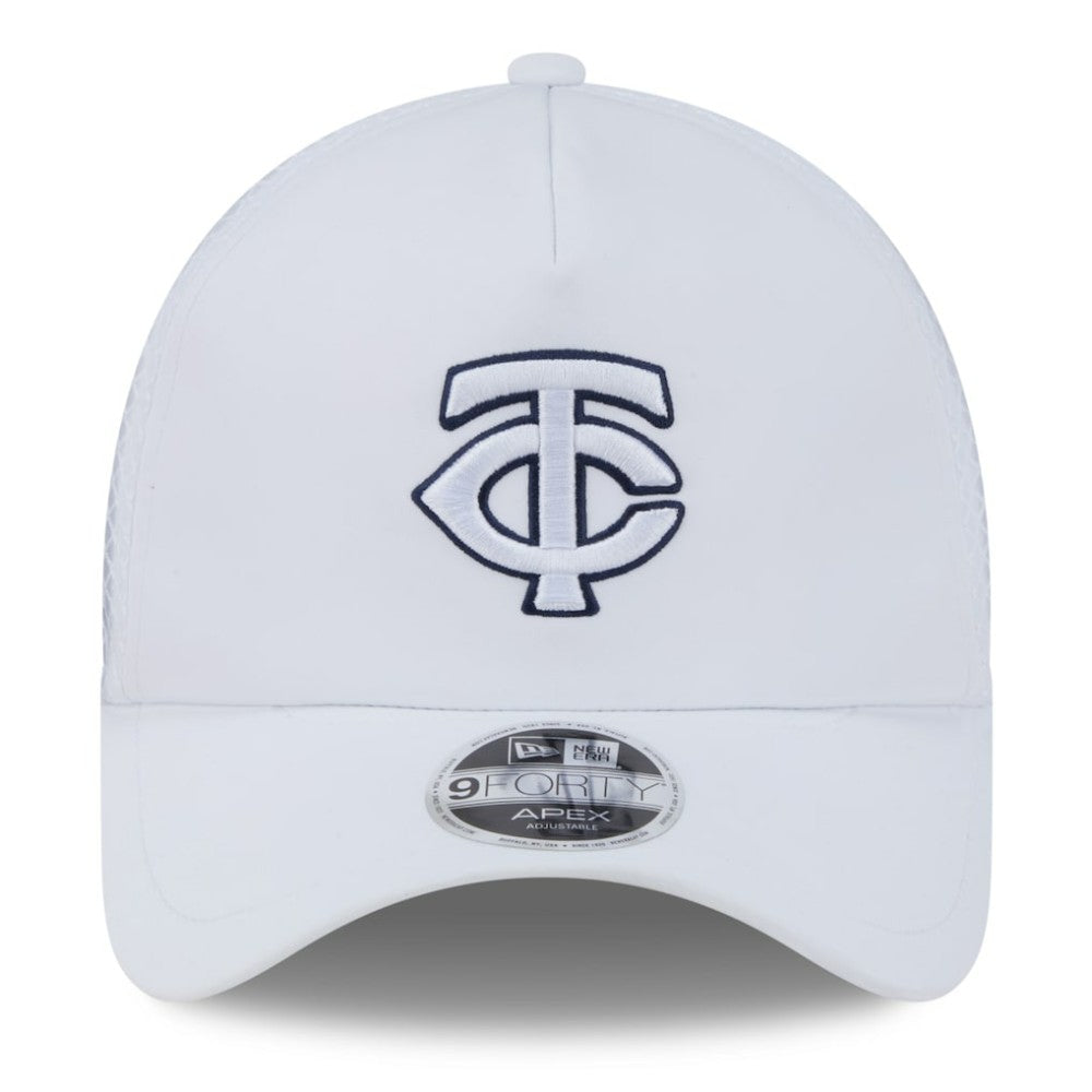 Minnesota Twins New Era 2026 Batting Practice Apex 9FORTY Adjustable Trucker Hat | MLB Sale