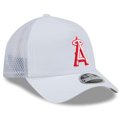 Los Angeles Angels New Era 2026 Batting Practice Apex 9FORTY Adjustable Trucker Hat | MLB Outlet