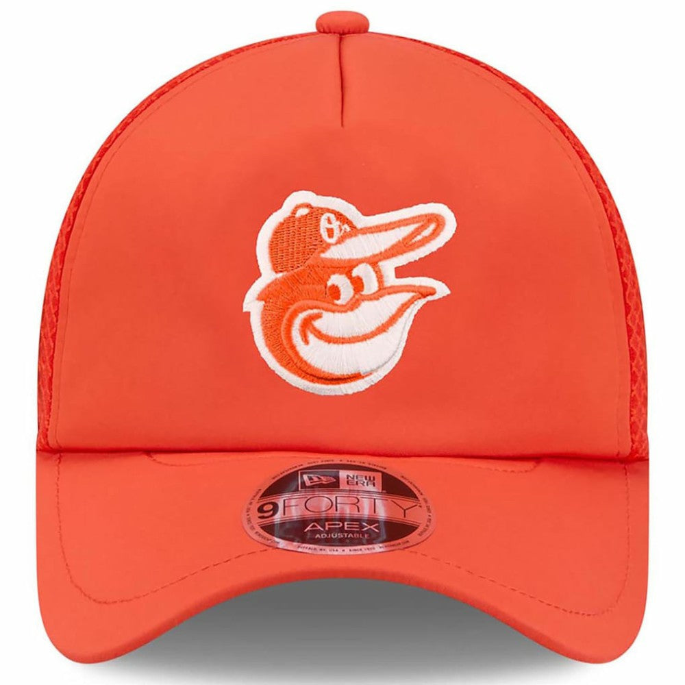 Baltimore Orioles New Era 2026 Batting Practice Apex 9FORTY Adjustable Trucker Hat | MLB Near me